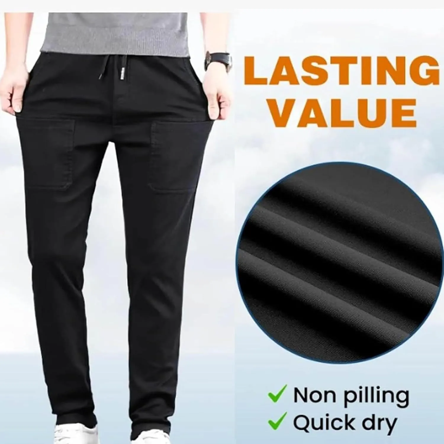 Acegents Cargo Pants, Mens Cargo Pants, Multipants - High Stretch Multi-Pocket Durable Cargo Pants Casual Hiking Pants