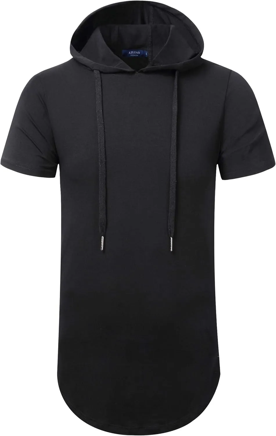 Aiyino Men's Hipster Hip Hop Longline Pullover Hoodies Shirts