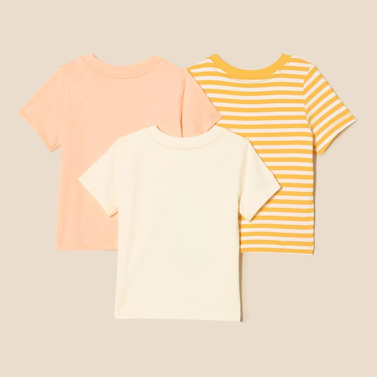 Amazon Essentials Unisex Toddlers and Babies' Short Sleeve T-Shirts, Pack of 3