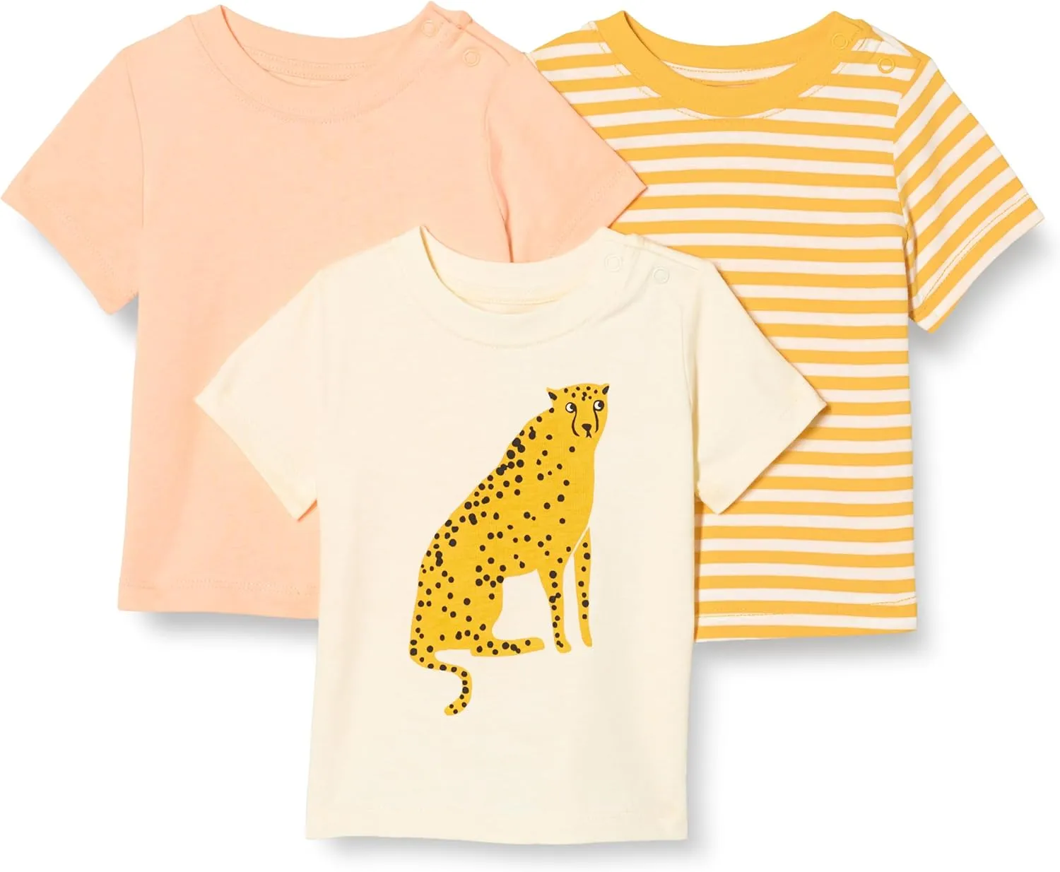 Amazon Essentials Unisex Toddlers and Babies' Short Sleeve T-Shirts, Pack of 3
