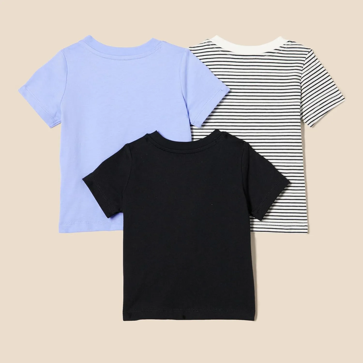 Amazon Essentials Unisex Toddlers and Babies' Short Sleeve T-Shirts, Pack of 3