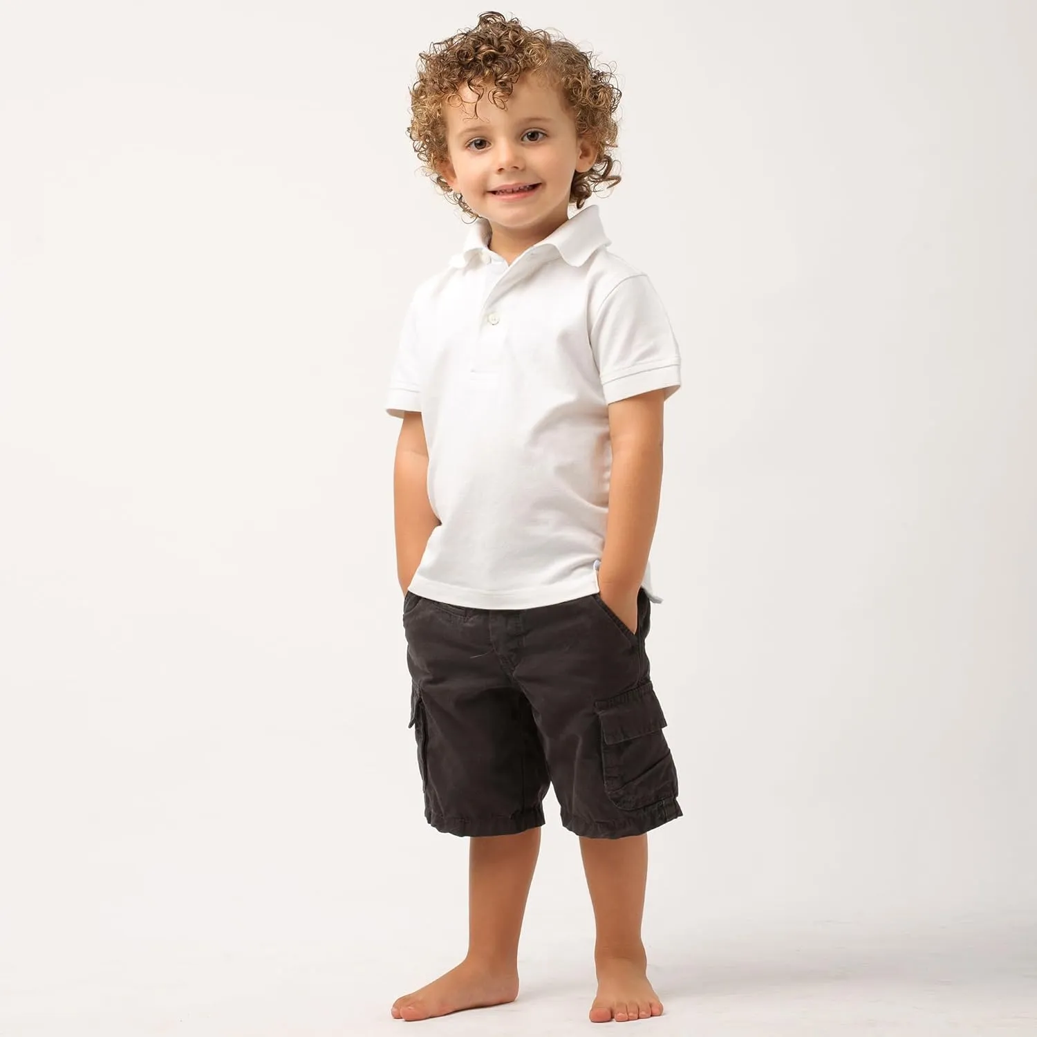 BALENNZ Boy's Golf Polo Shirt School Uniform - Moisture Wicking Athletic Short Sleeve Active Performance Polo Shirts
