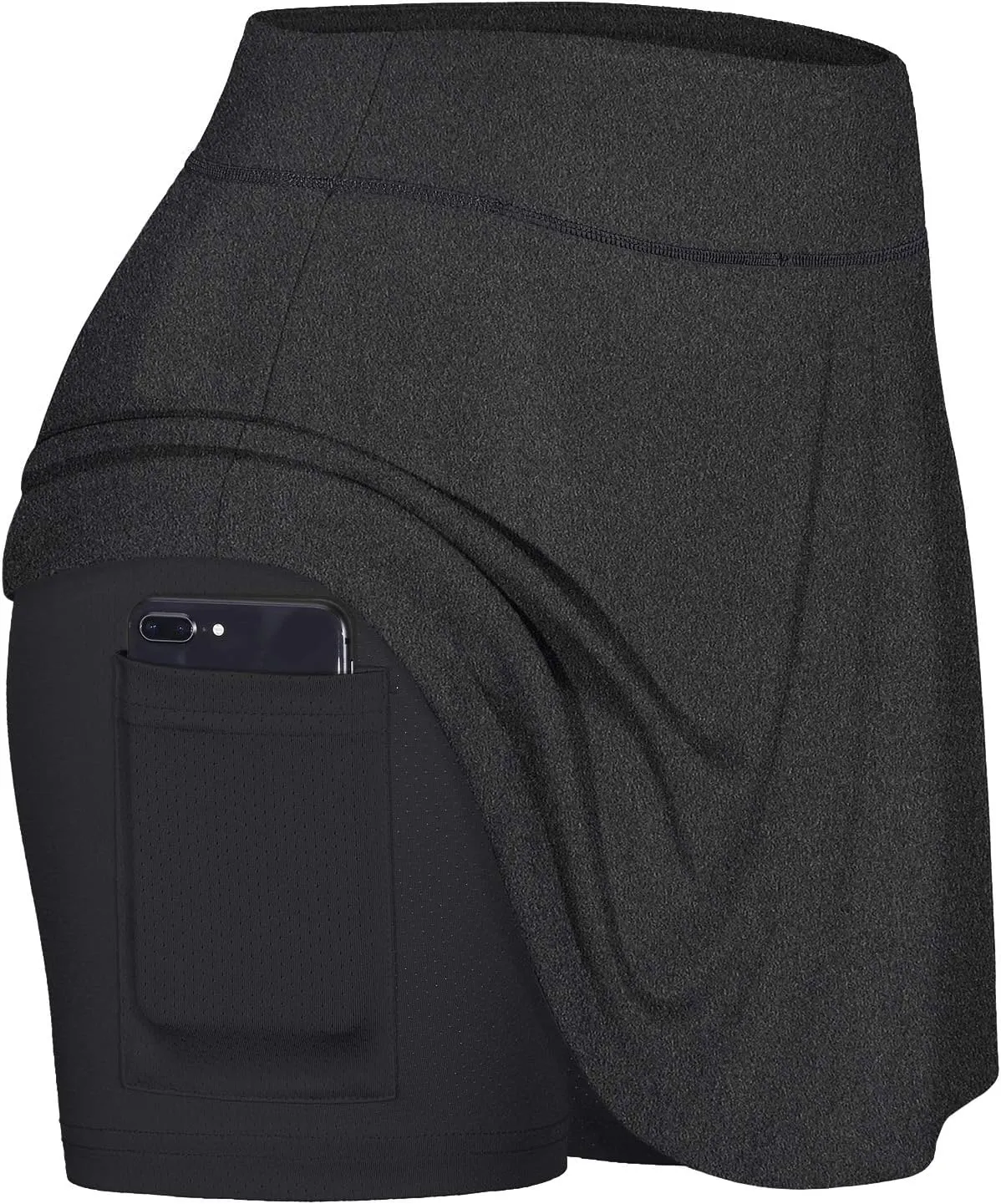 BLEVONH Women's Tennis Skort Active Pleated Skirts with Pocket for Running Golf