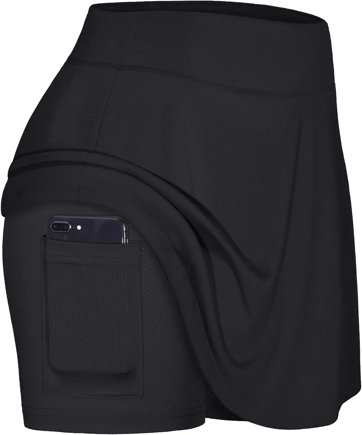 BLEVONH Women's Tennis Skort Active Pleated Skirts with Pocket for Running Golf