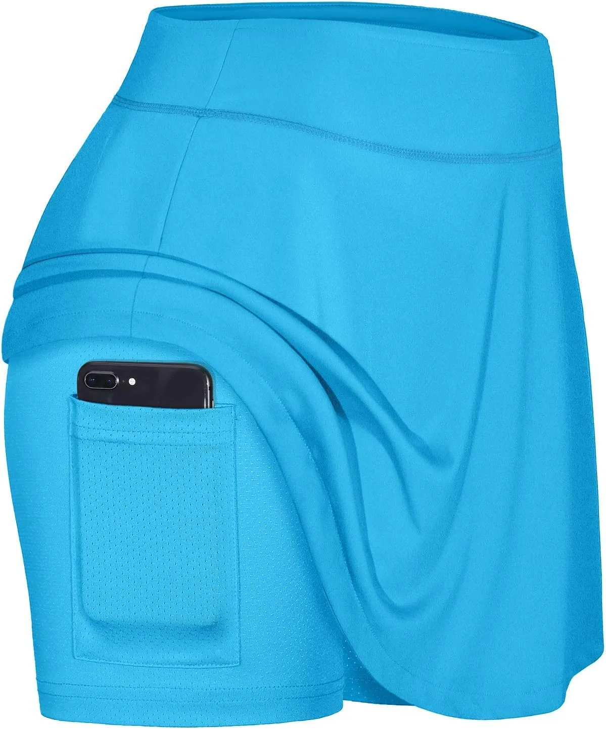 BLEVONH Women's Tennis Skort Active Pleated Skirts with Pocket for Running Golf