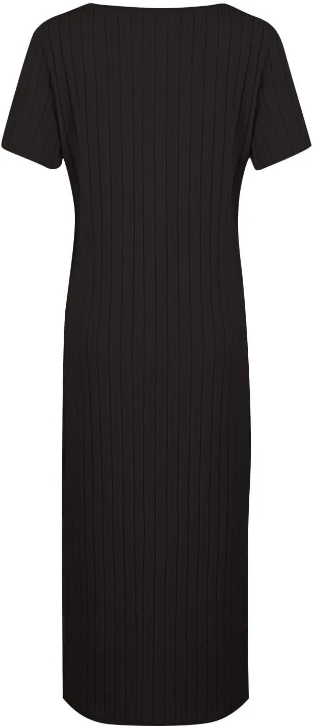 Bodycon Dresses for Women Knit Square Neck Short Sleeve Midi Dress Summer Side Slit Party Homecoming Dresses