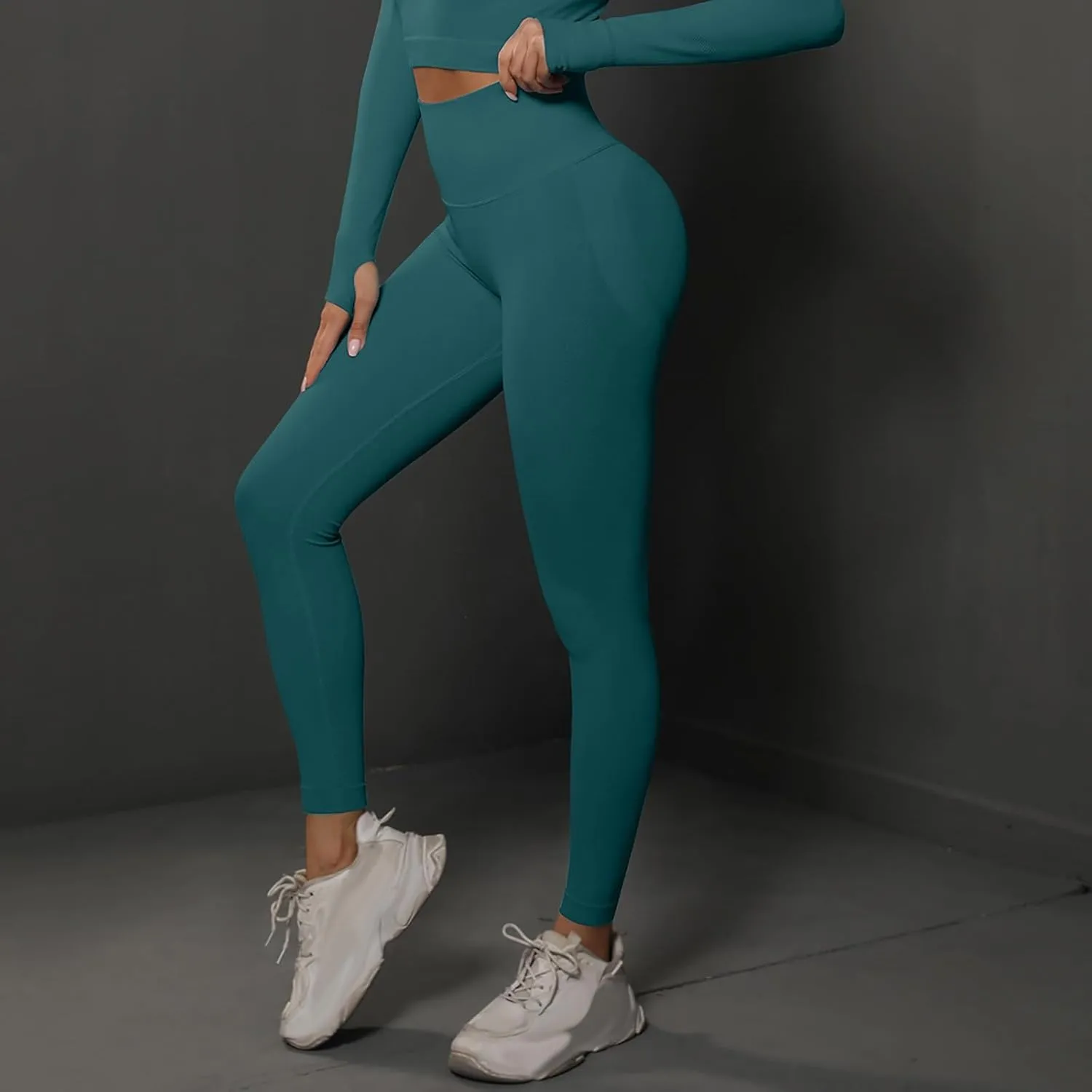 BOXIACEY Compression Leggings for Women 2025 High Waisted Yoga Leggings Tummy Control Workout Leggings Gym Leggings