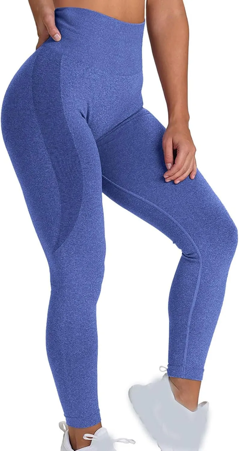 BOXIACEY Compression Leggings for Women 2025 High Waisted Yoga Leggings Tummy Control Workout Leggings Gym Leggings