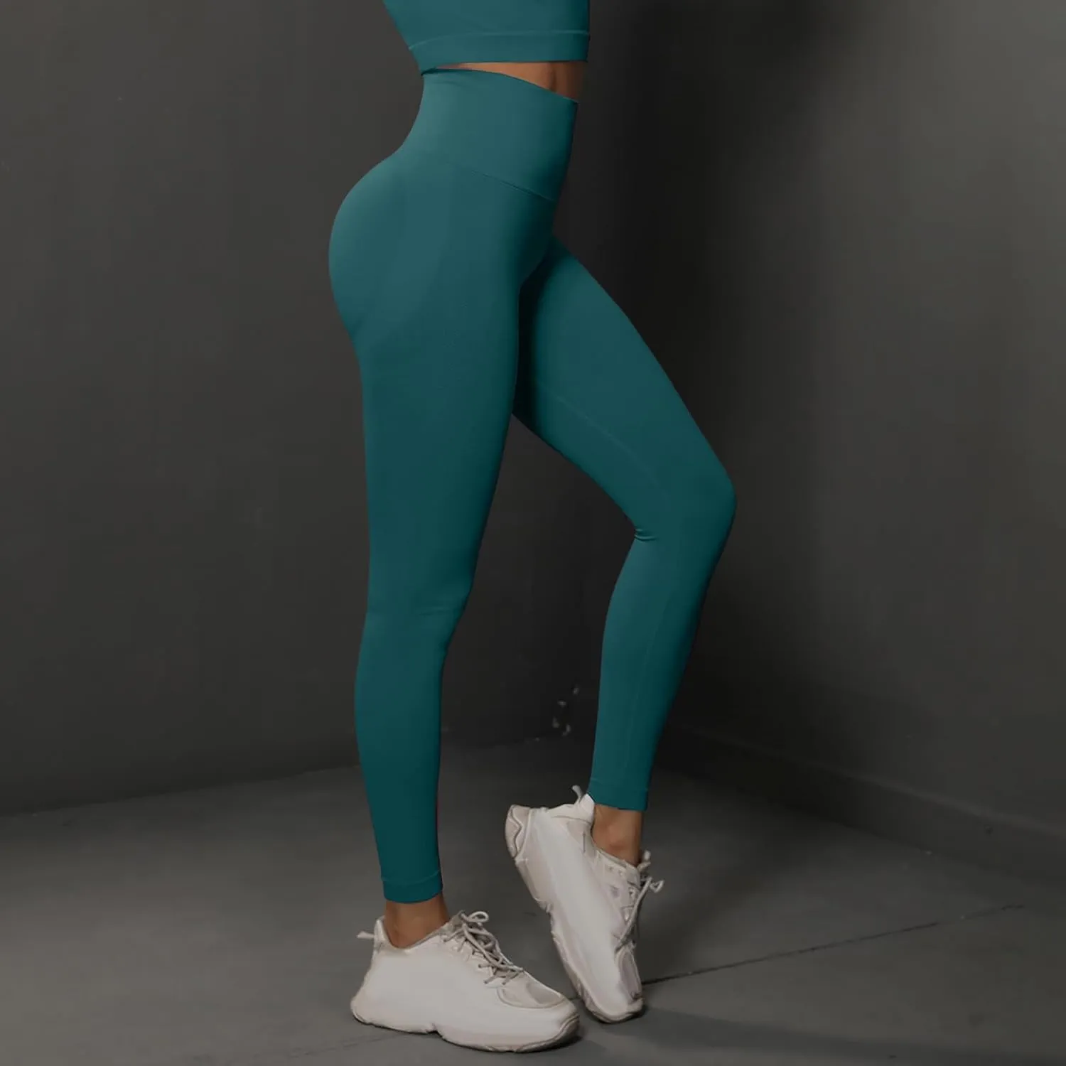 BOXIACEY Compression Leggings for Women 2025 High Waisted Yoga Leggings Tummy Control Workout Leggings Gym Leggings