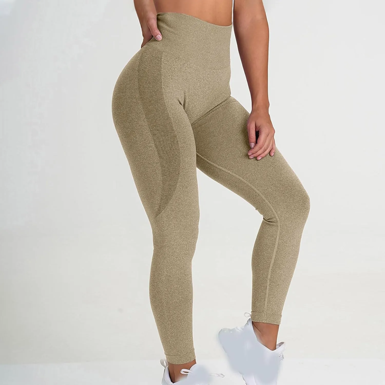 BOXIACEY Compression Leggings for Women 2025 High Waisted Yoga Leggings Tummy Control Workout Leggings Gym Leggings