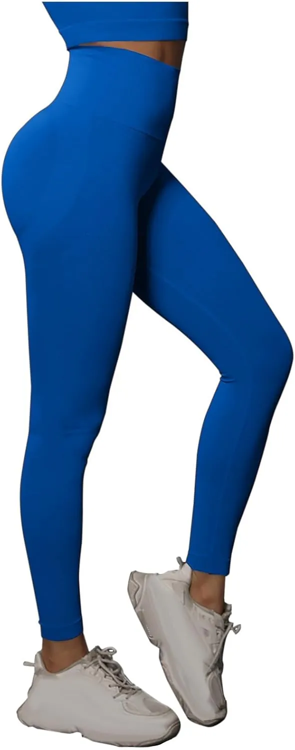 BOXIACEY Compression Leggings for Women 2025 High Waisted Yoga Leggings Tummy Control Workout Leggings Gym Leggings