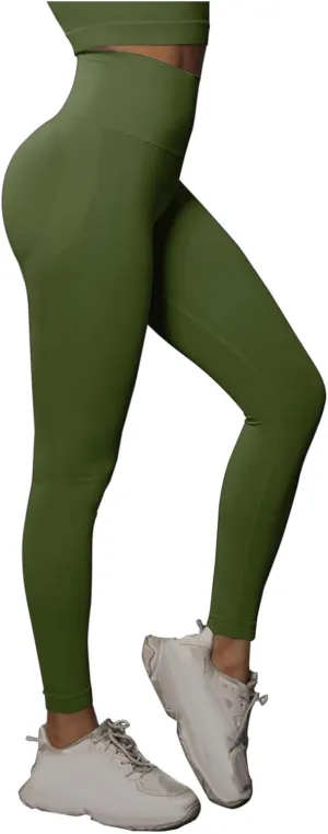 BOXIACEY Compression Leggings for Women 2025 High Waisted Yoga Leggings Tummy Control Workout Leggings Gym Leggings