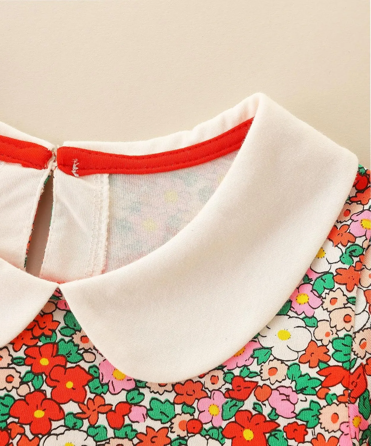 Bumeex Girl's Long Sleeve Dresses Cotton Christmas Cute Embroidery Applique Swing A-Line Casual Tunic Playwear 2-13 Years