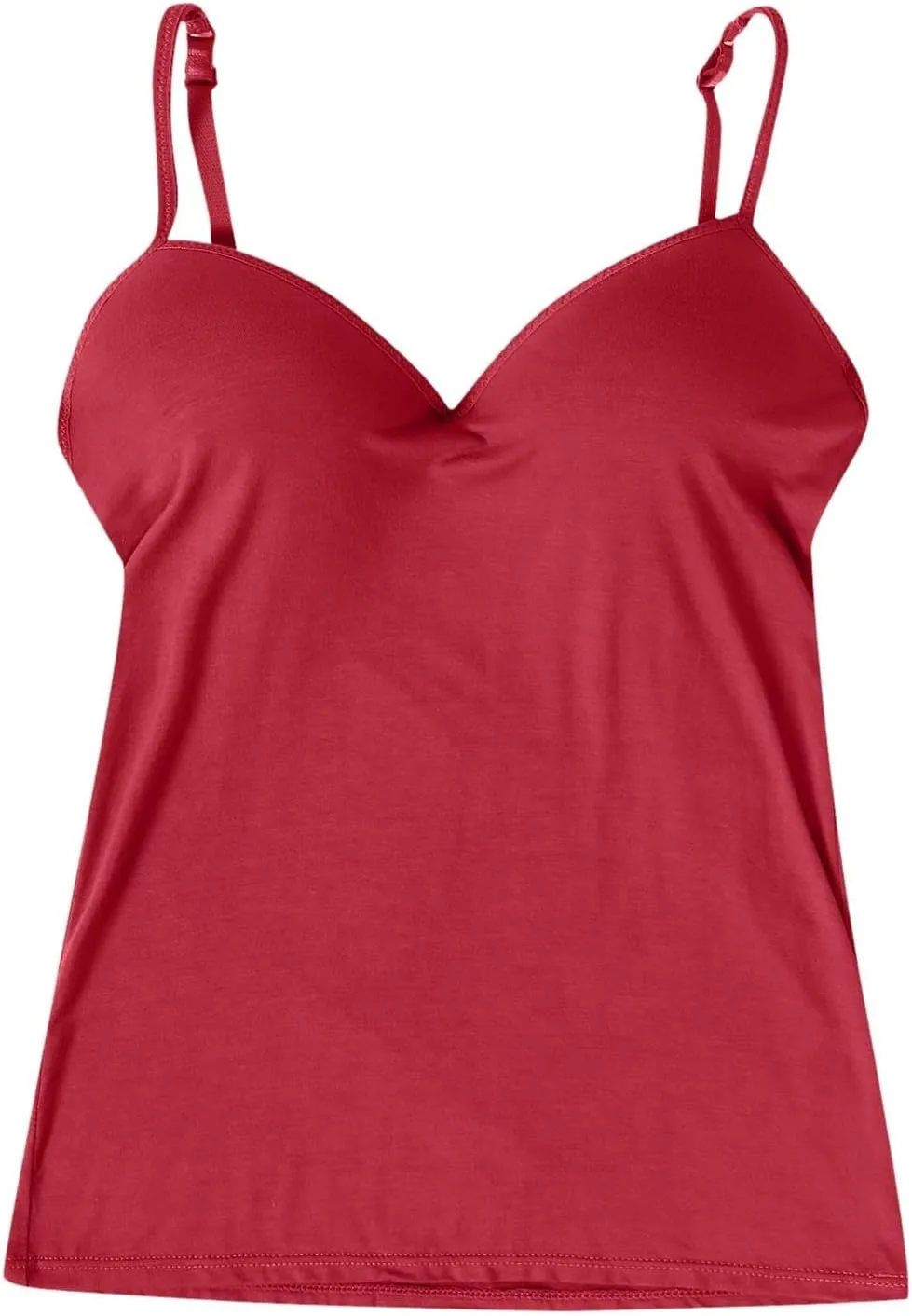 Camisole Tops for Women Wtih Shelf Bra Adjustable Strap Workout Yoga Shirt Summer Tank Top Layer Padded Bra