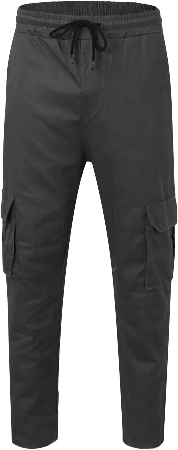 Cargo Pants for Men Relaxed Fit Mens Cargo Pants Men's Cargo Pants Summer Lightweight Joggers Sweatpants with Pokcets