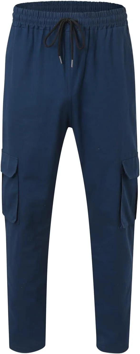 Cargo Pants for Men Relaxed Fit Mens Cargo Pants Men's Cargo Pants Summer Lightweight Joggers Sweatpants with Pokcets