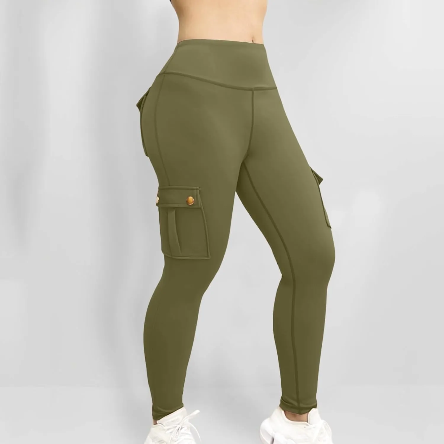 Cargo Yoga Leggings with Pockets for Women Leggings Workout Leggings for Women Butt Lifting Gym Yoga Leggings