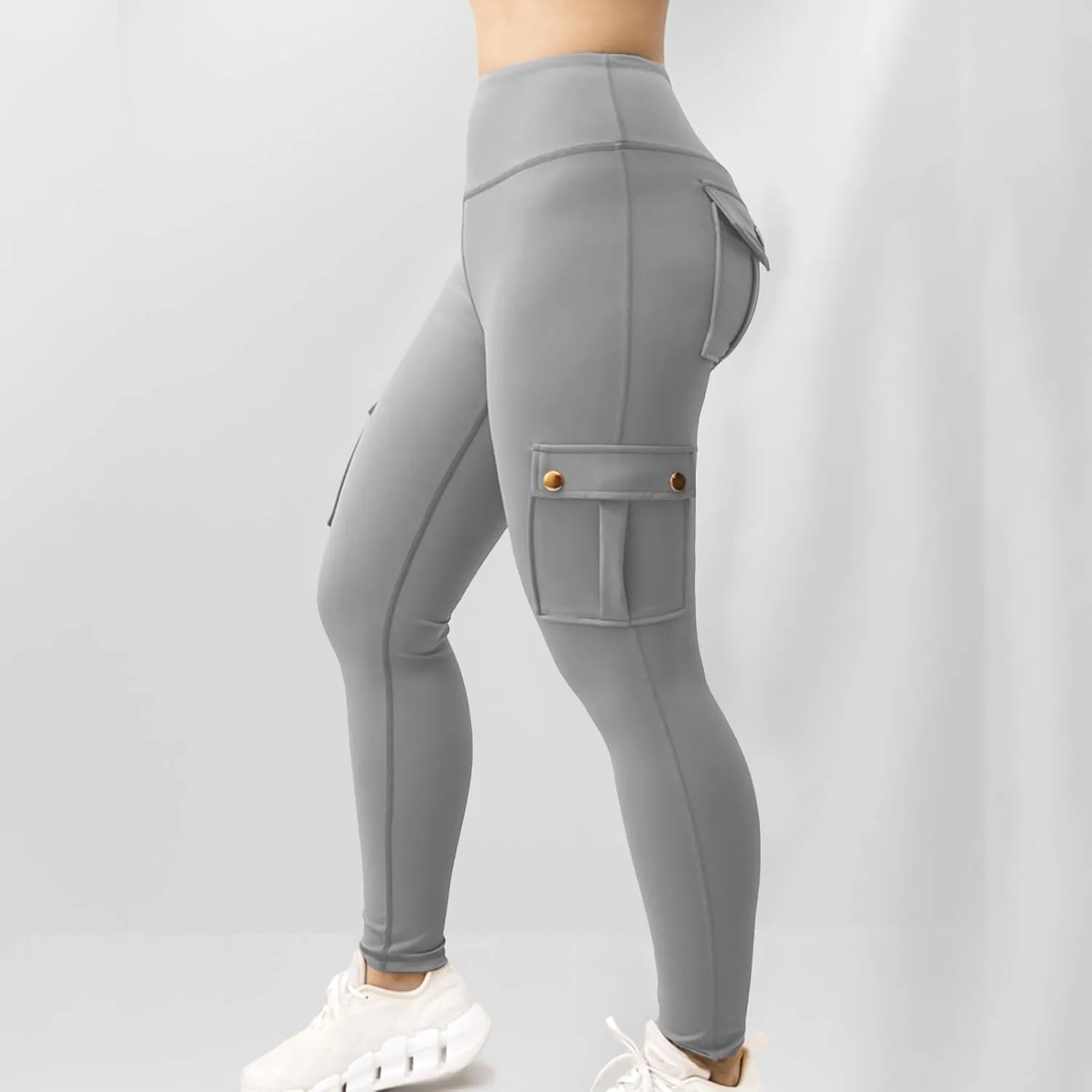 Cargo Yoga Leggings with Pockets for Women Leggings Workout Leggings for Women Butt Lifting Gym Yoga Leggings
