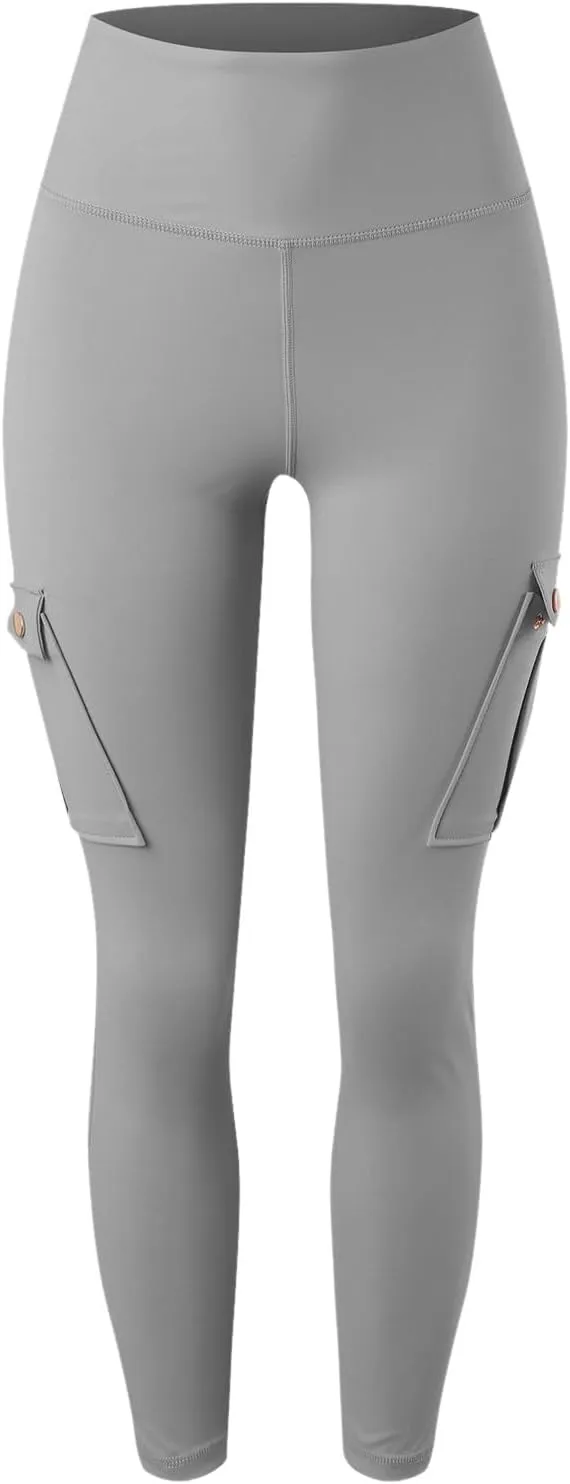 Cargo Yoga Leggings with Pockets for Women Leggings Workout Leggings for Women Butt Lifting Gym Yoga Leggings