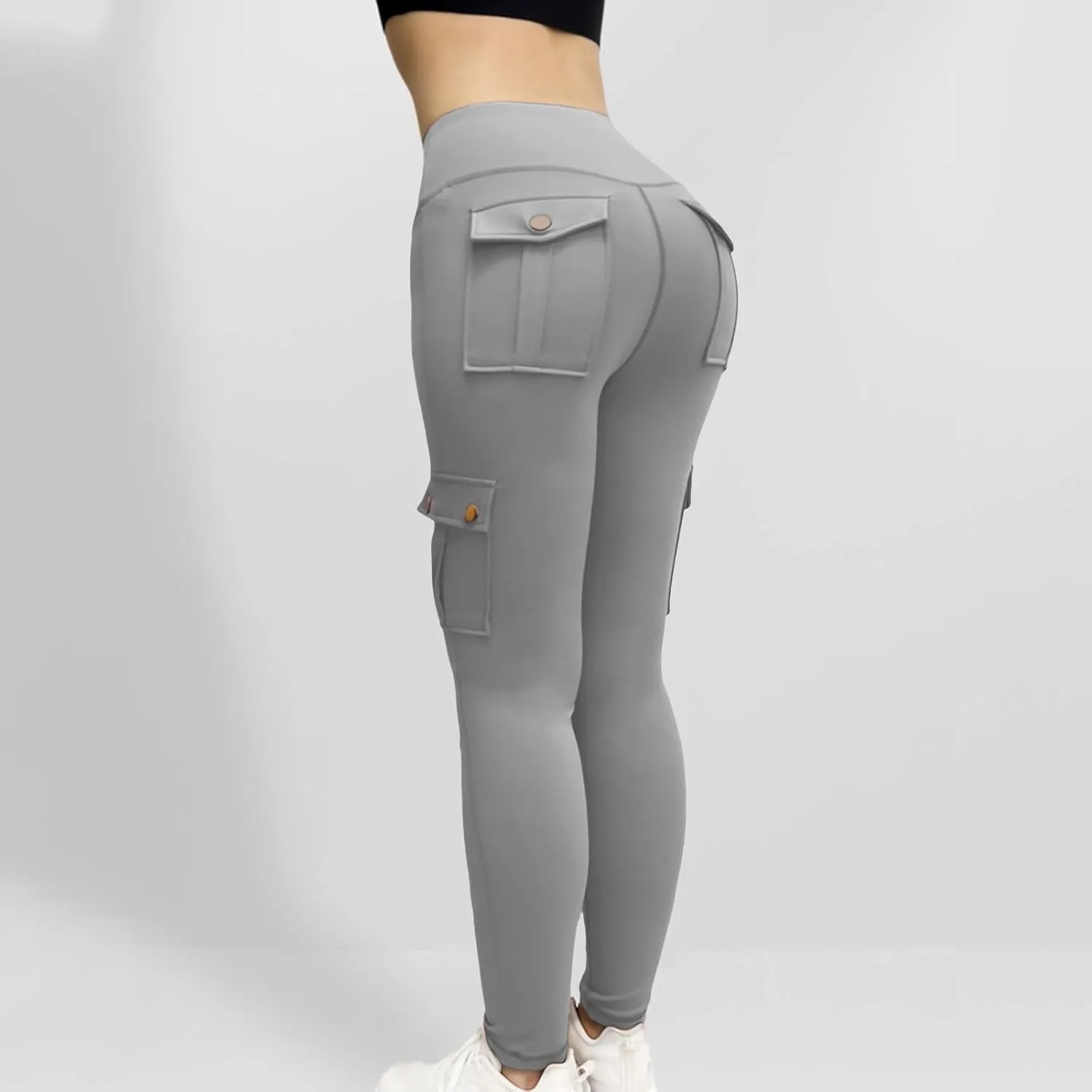 Cargo Yoga Leggings with Pockets for Women Leggings Workout Leggings for Women Butt Lifting Gym Yoga Leggings