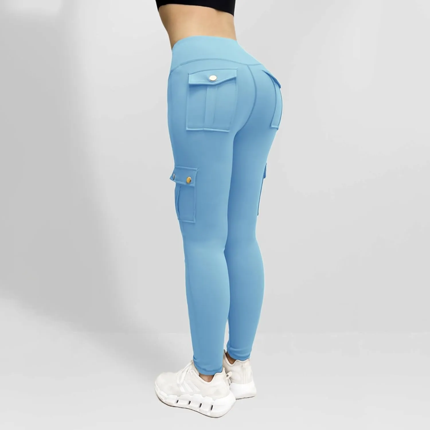 Cargo Yoga Leggings with Pockets for Women Leggings Workout Leggings for Women Butt Lifting Gym Yoga Leggings