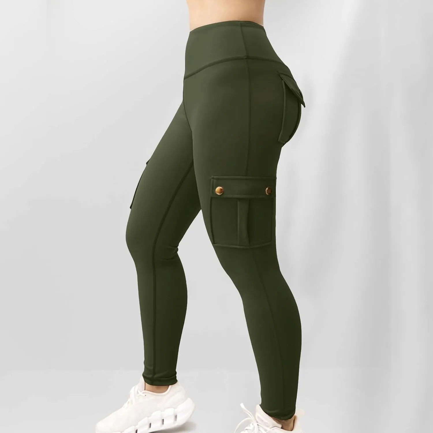 Cargo Yoga Leggings with Pockets for Women Leggings Workout Leggings for Women Butt Lifting Gym Yoga Leggings
