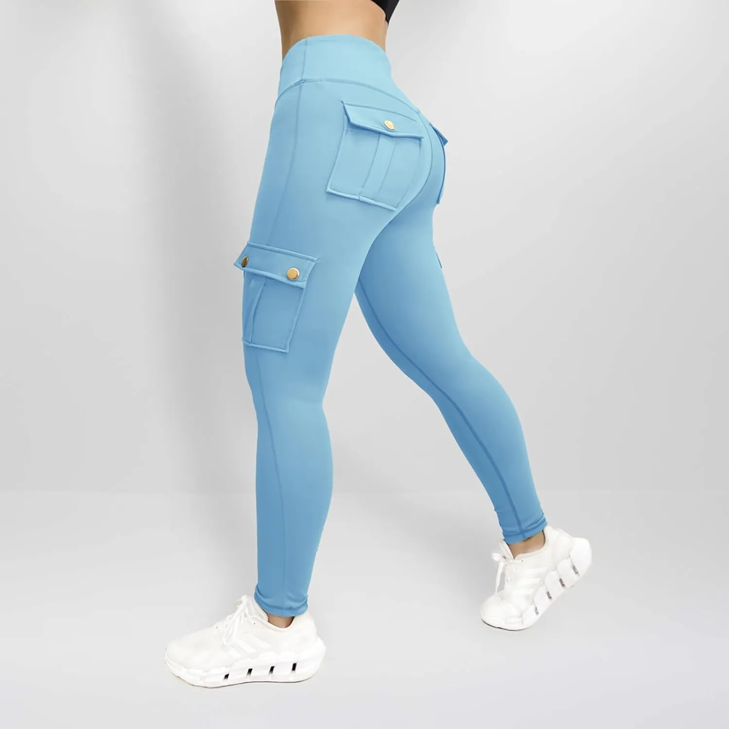 Cargo Yoga Leggings with Pockets for Women Leggings Workout Leggings for Women Butt Lifting Gym Yoga Leggings
