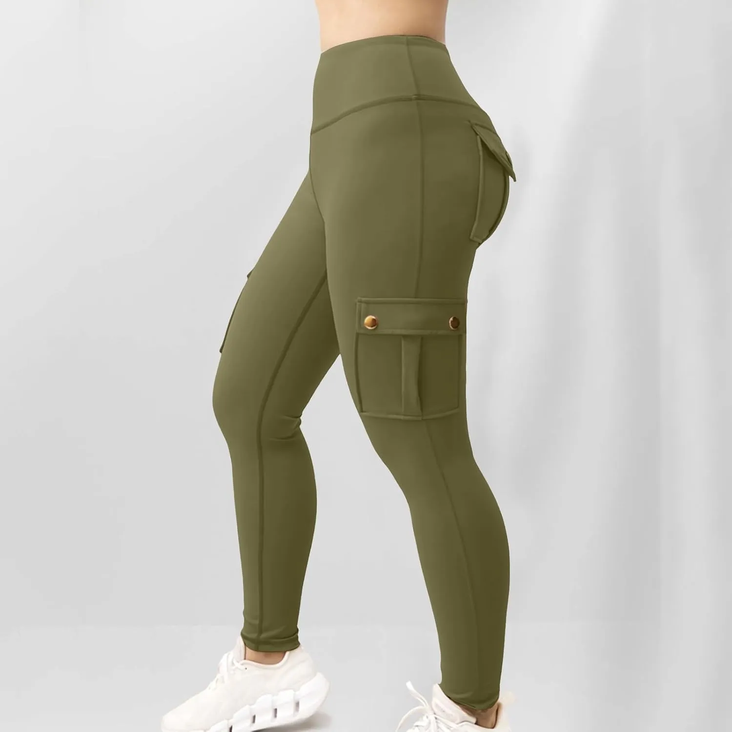 Cargo Yoga Leggings with Pockets for Women Leggings Workout Leggings for Women Butt Lifting Gym Yoga Leggings