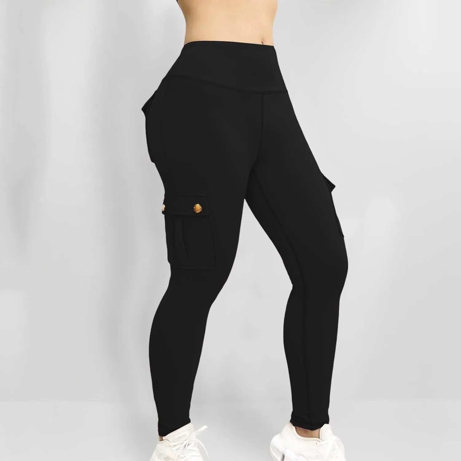 Cargo Yoga Leggings with Pockets for Women Leggings Workout Leggings for Women Butt Lifting Gym Yoga Leggings