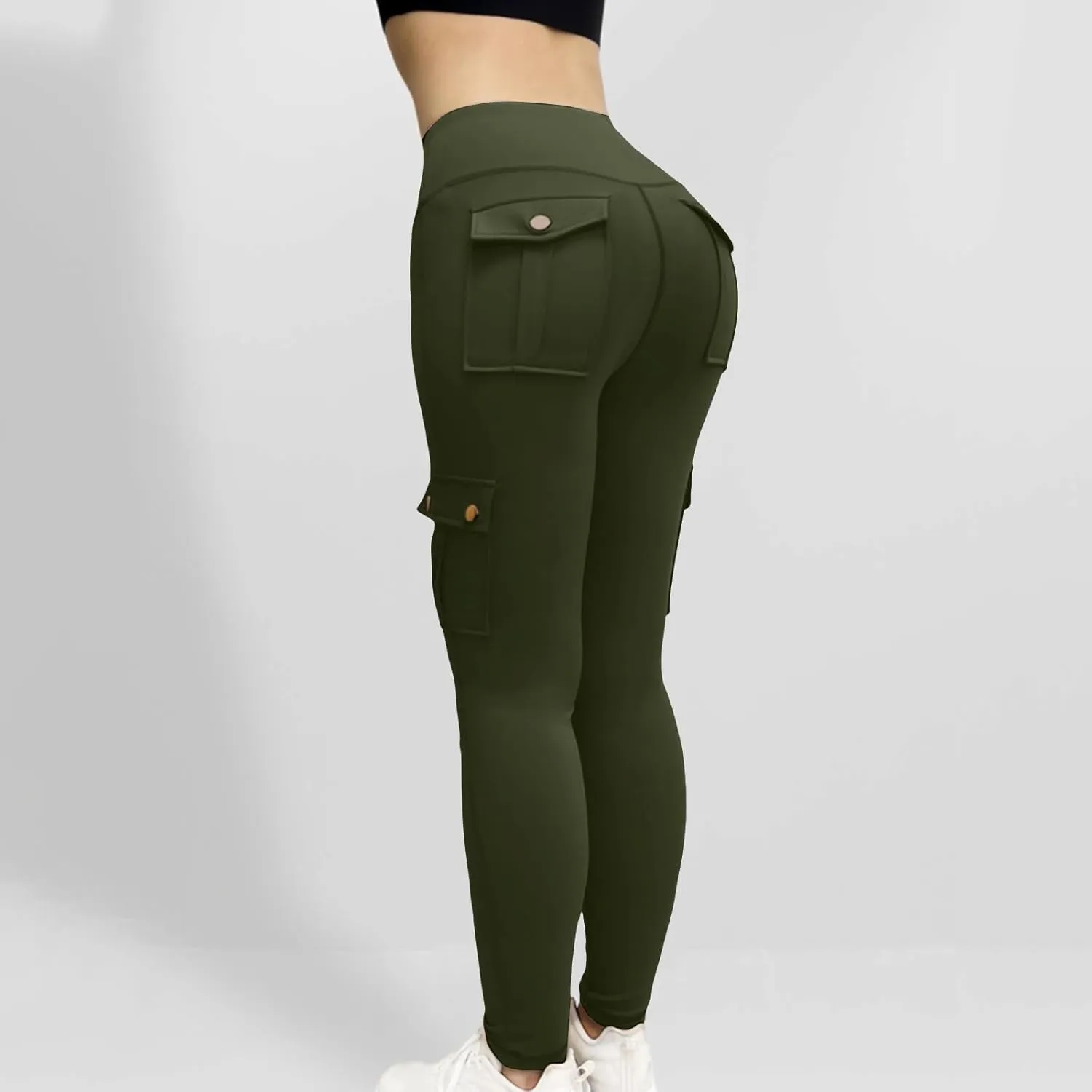 Cargo Yoga Leggings with Pockets for Women Leggings Workout Leggings for Women Butt Lifting Gym Yoga Leggings