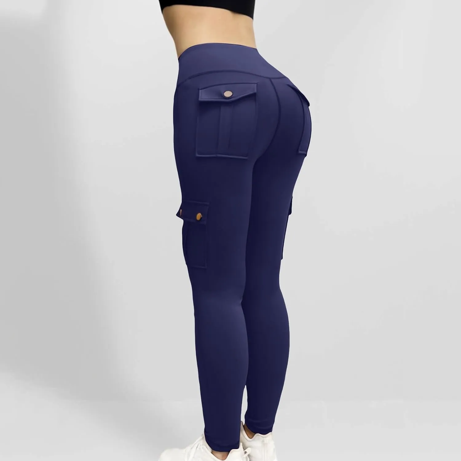 Cargo Yoga Leggings with Pockets for Women Leggings Workout Leggings for Women Butt Lifting Gym Yoga Leggings