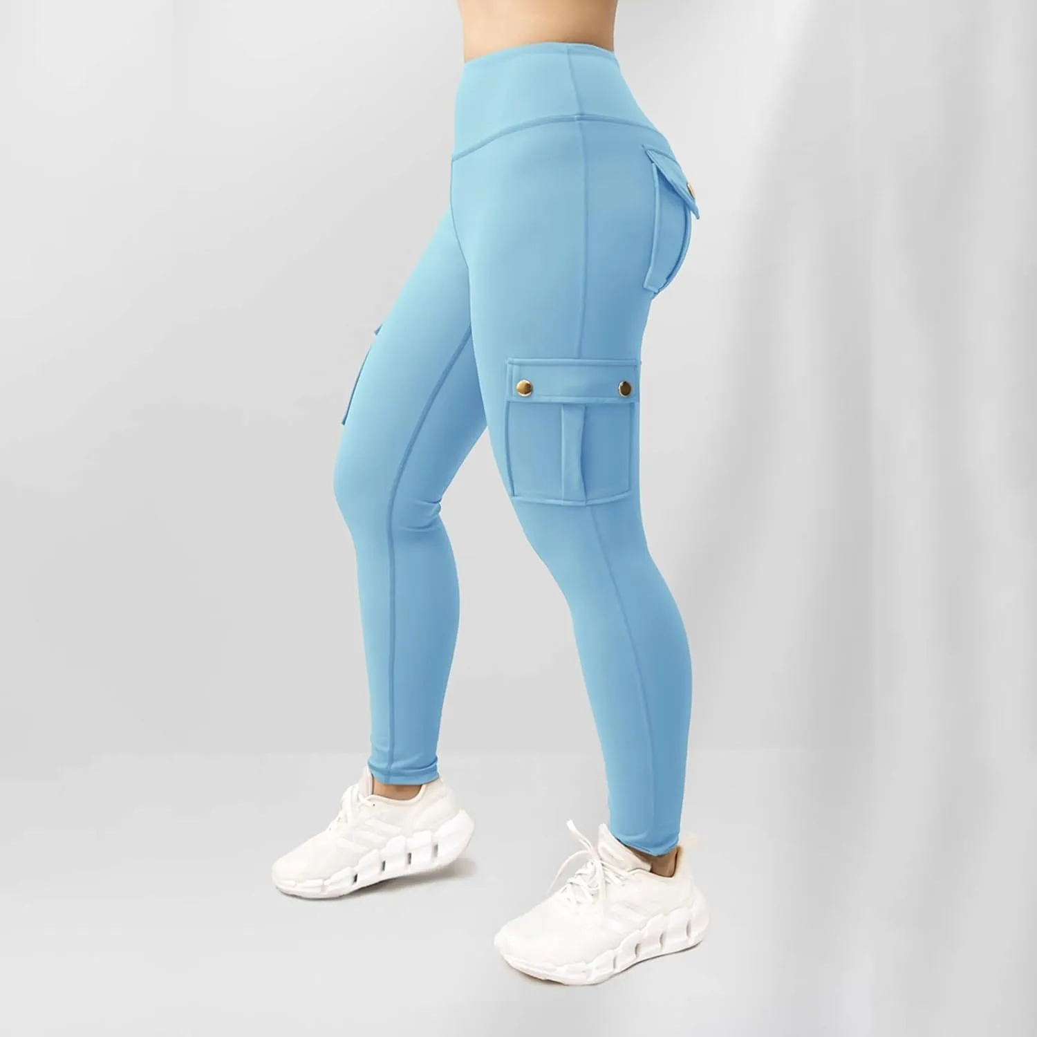 Cargo Yoga Leggings with Pockets for Women Leggings Workout Leggings for Women Butt Lifting Gym Yoga Leggings