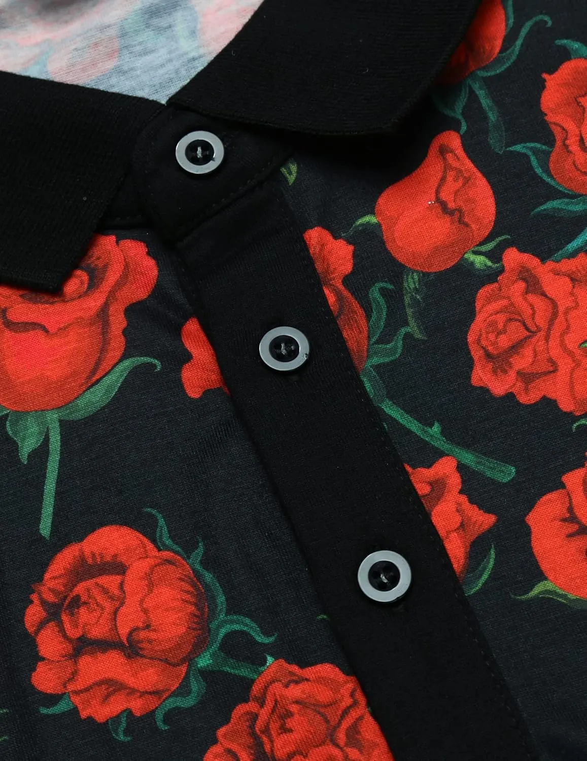 COOFANDY Mens Casual Short Sleeve Polo Shirts Slim Fit Paisley Polo T Shirts Floral Print Shirt