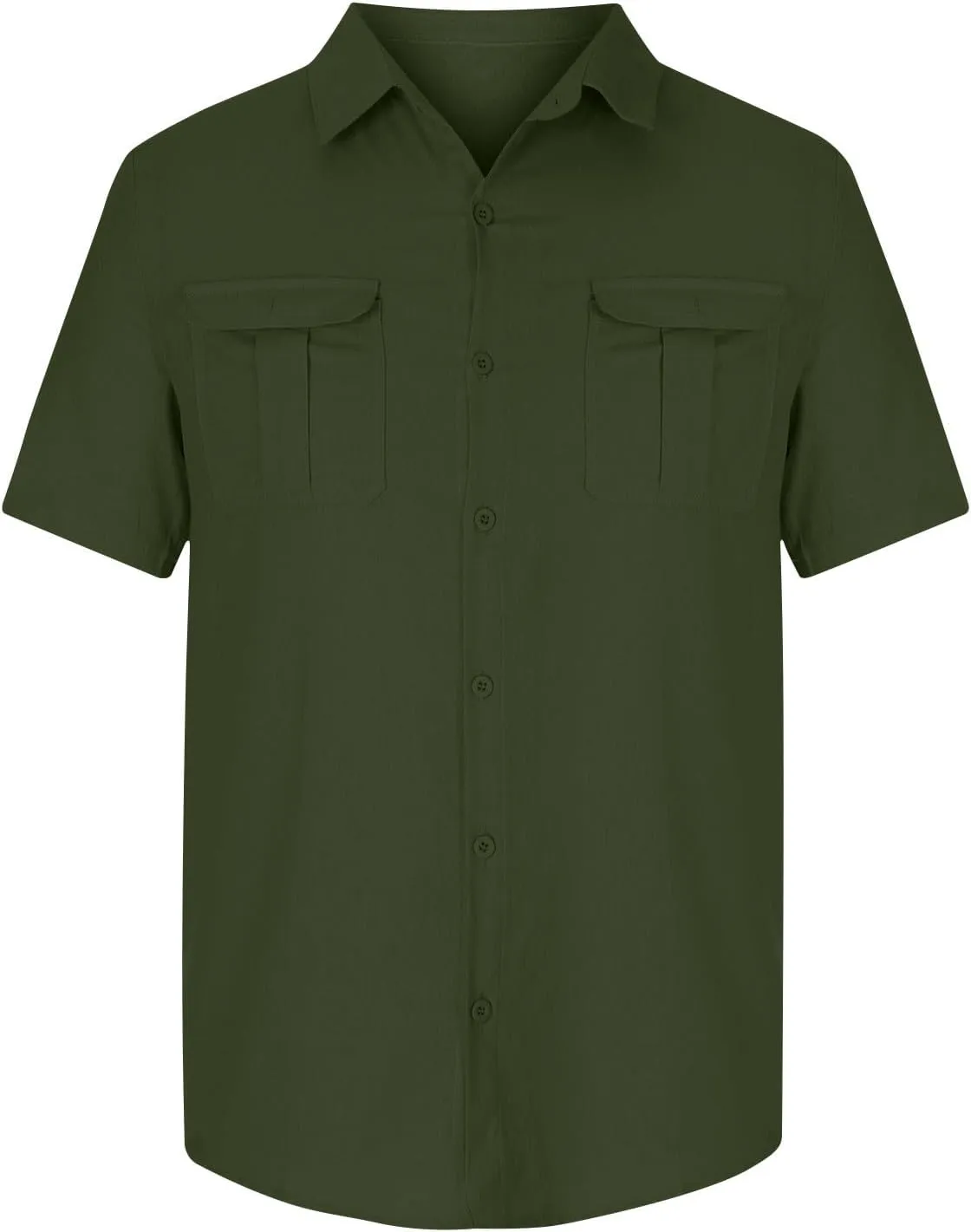 Cotton Linen Shirts for Men 2025 Summer Short Sleeve Button Down T-Shirt Business Work Beach Tee Tops Dress Shirts