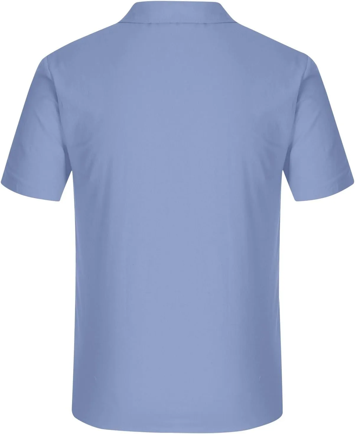Cotton Linen Shirts for Men 2025 Summer Short Sleeve Button Down T-Shirt Business Work Beach Tee Tops Dress Shirts