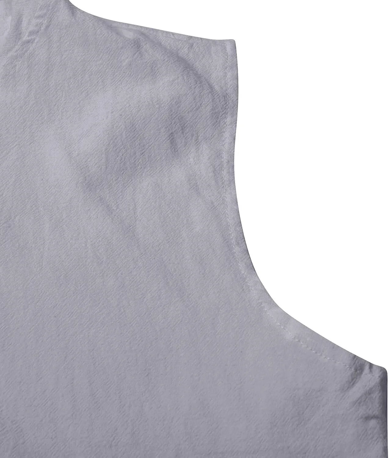 Cotton Linen Sleeveless Hoodies for Men Summer Casual Lightweight Button Down Drawstring Workout Hooded Tank Tops