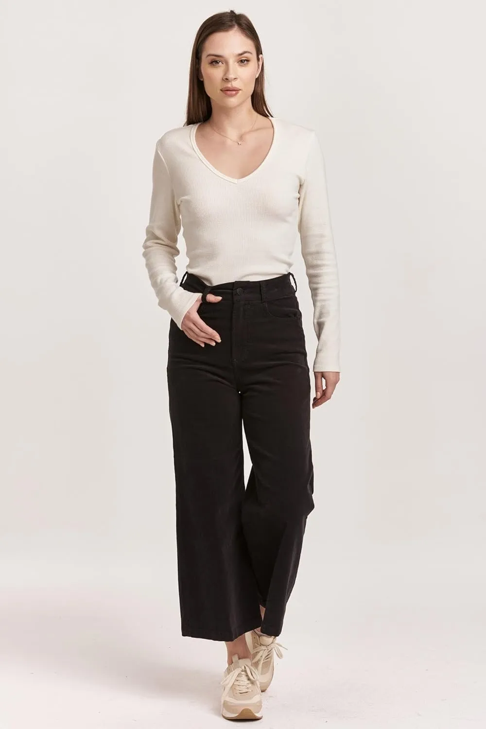 DEAR JOHN Audrey Women's Wide Leg Jeans High Rise