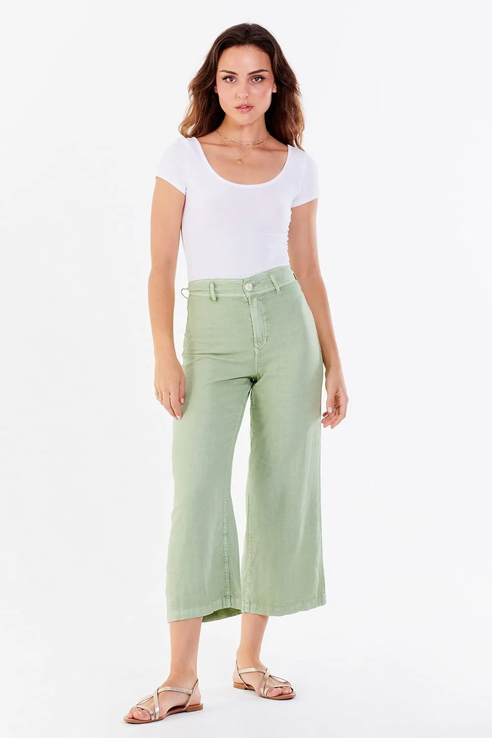 DEAR JOHN Audrey Women's Wide Leg Jeans High Rise