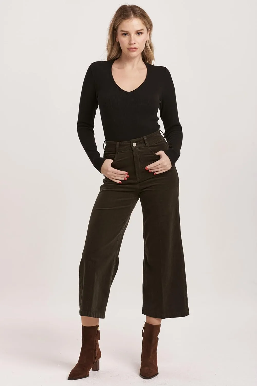 DEAR JOHN Audrey Women's Wide Leg Jeans High Rise