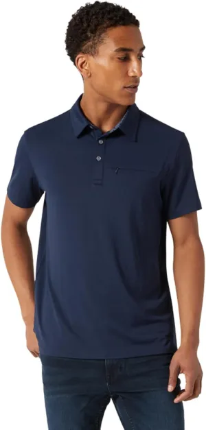 DKNY Mens Polo Shirts - Short Sleeve Quick Dri Fit Golf Polo Shirts for Mens | Performance Men's Polo Shirts with Pocket