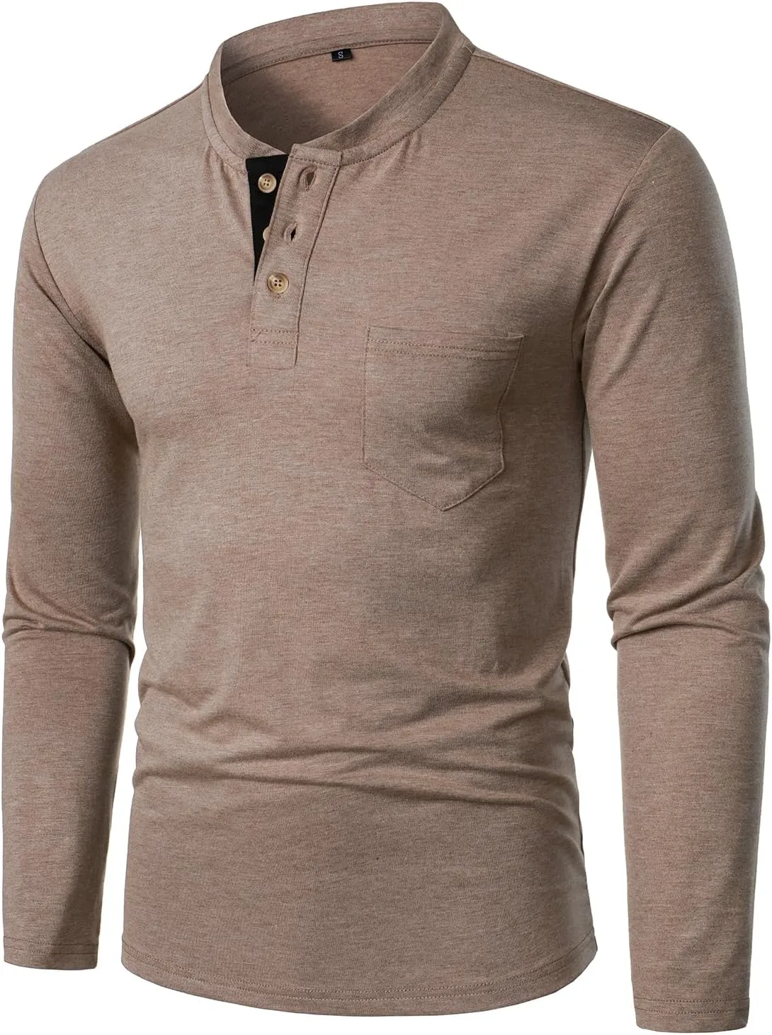 FANARCHER Mens Henley Short Sleeve T-Shirts Casual Tee Shirts Cotton Summer Tops