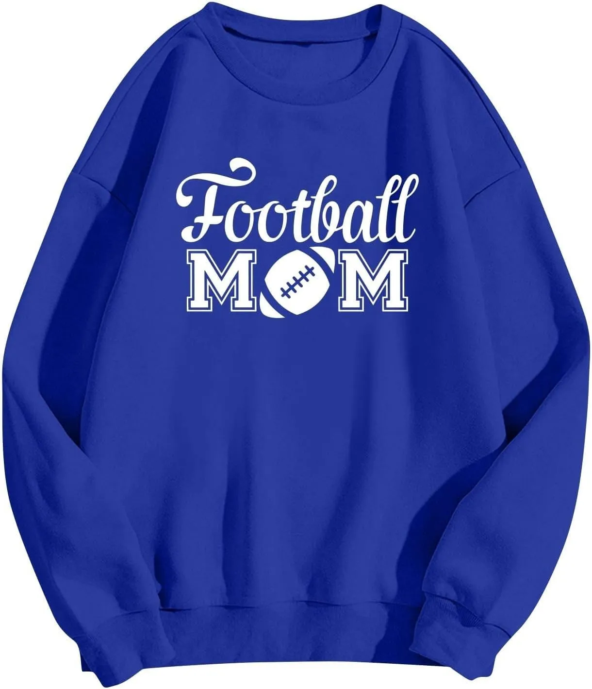 Game Day Sweatshirt for Women Funny Letter Print Basic Crewneck Long Sleeve Hoodless Tunics Fall Trendy Pullover Tops