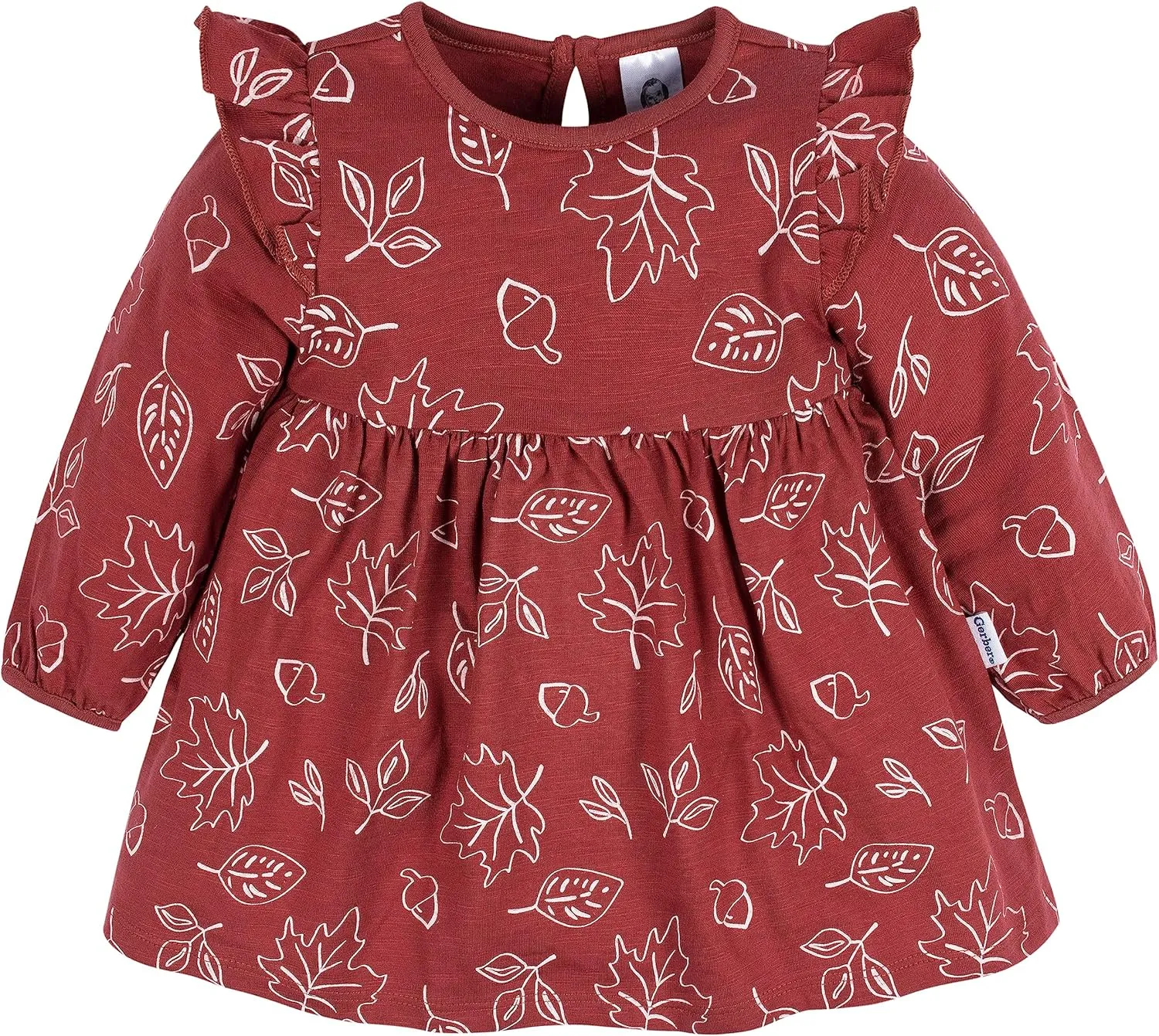 Gerber Baby Girls' Toddler 2-Pack Long Sleeve Dresses