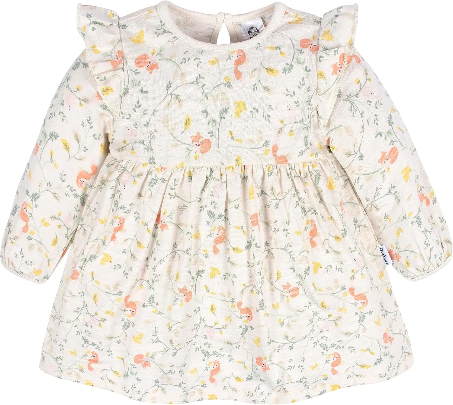 Gerber Baby Girls' Toddler 2-Pack Long Sleeve Dresses