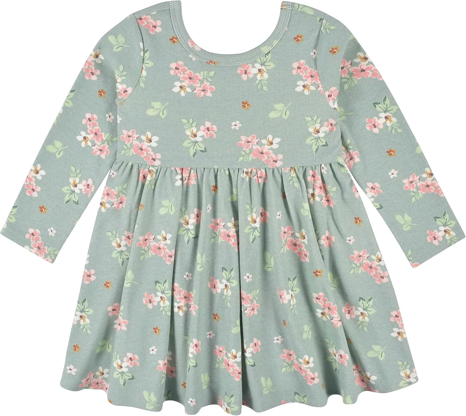 Gerber Baby Girls' Toddler 2-Pack Long Sleeve Dresses