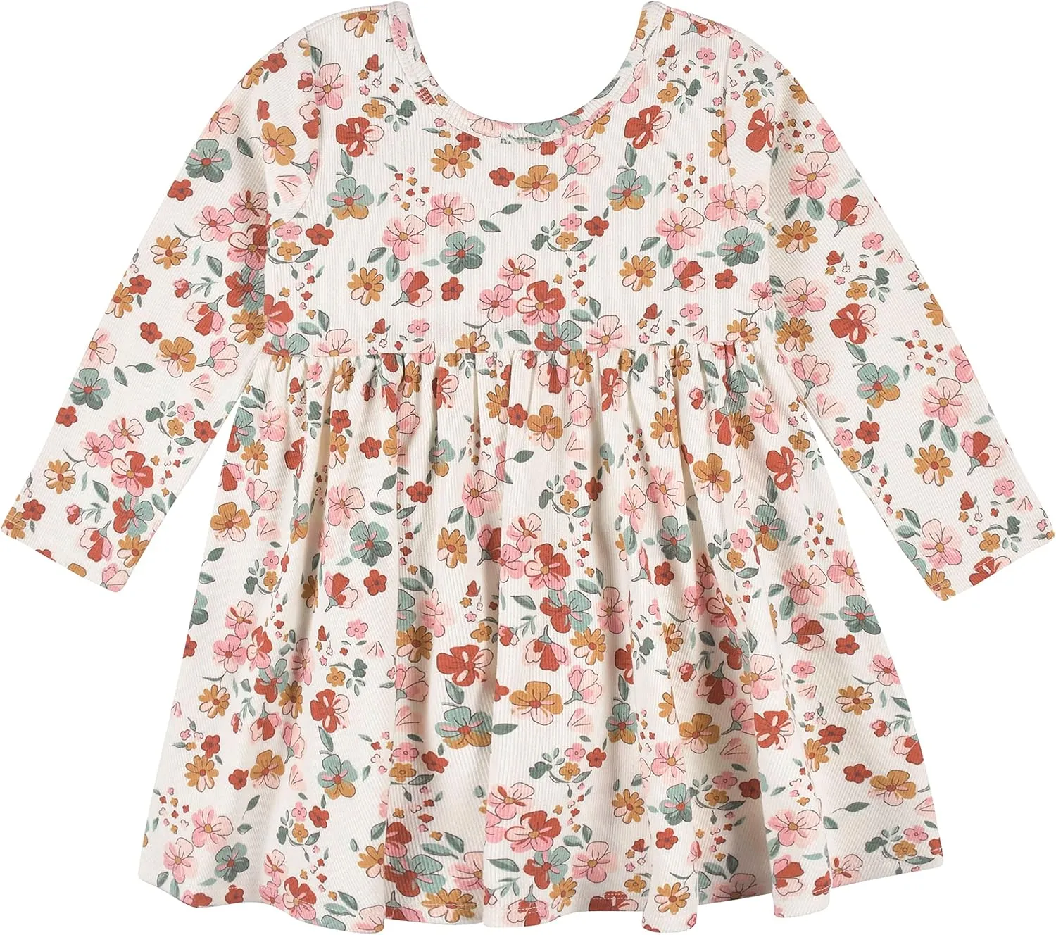 Gerber Baby Girls' Toddler 2-Pack Long Sleeve Dresses
