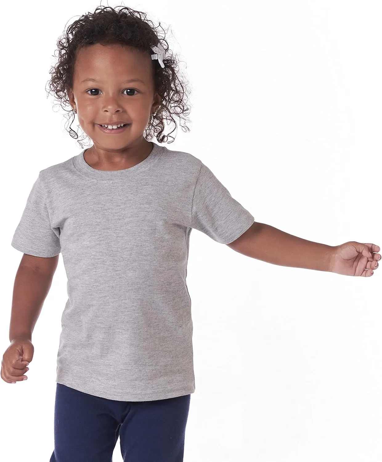 Gerber Baby Toddler 5-Pack Solid Short Sleeve T-Shirts Jersey 160 GSM