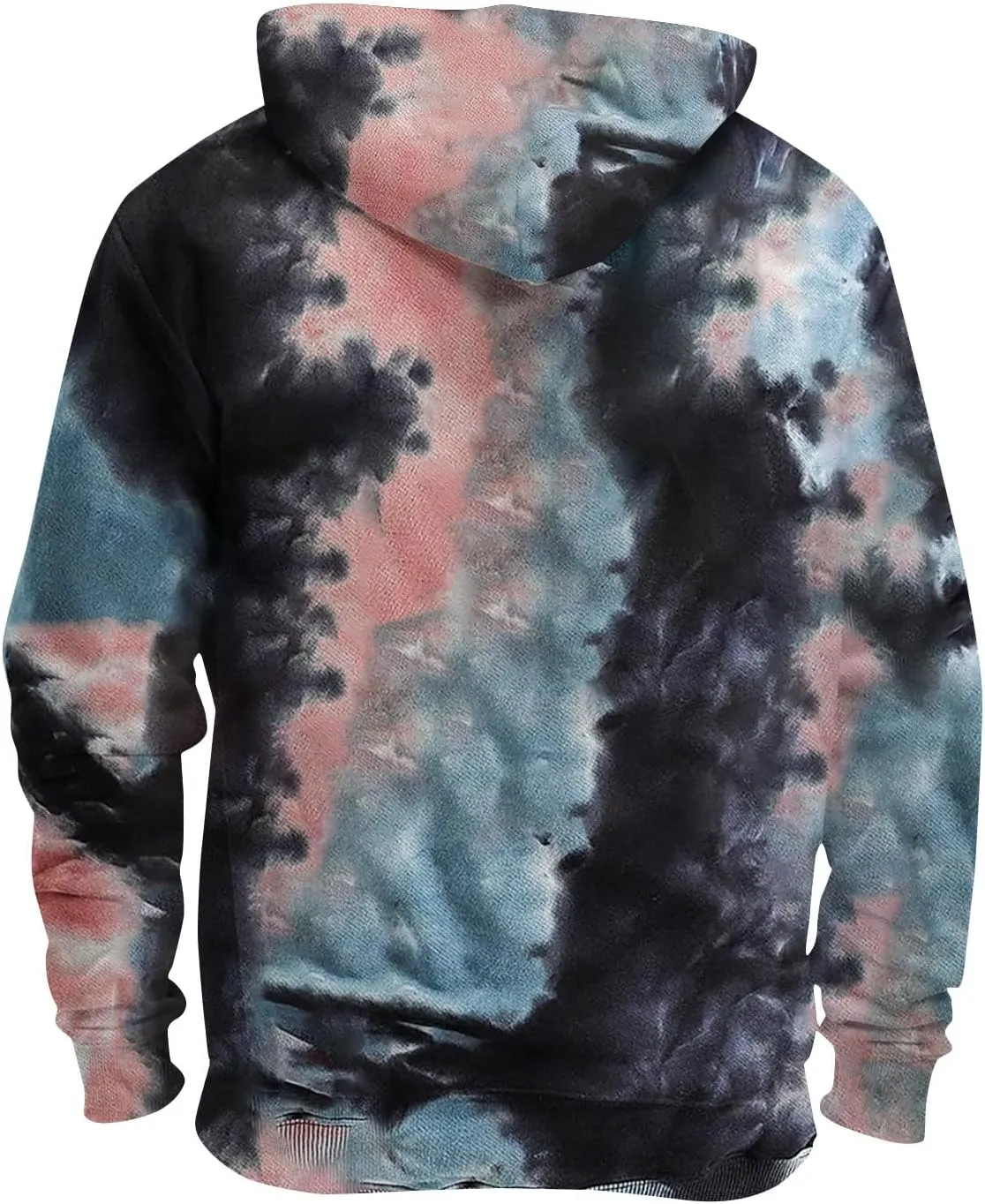 GOFULY Men'S Sweatshirts Tall Fashion Fall Tie Dye Hoodies Pullover Long Sleeve 2024 Winter Drawstring Shirts With Pockets