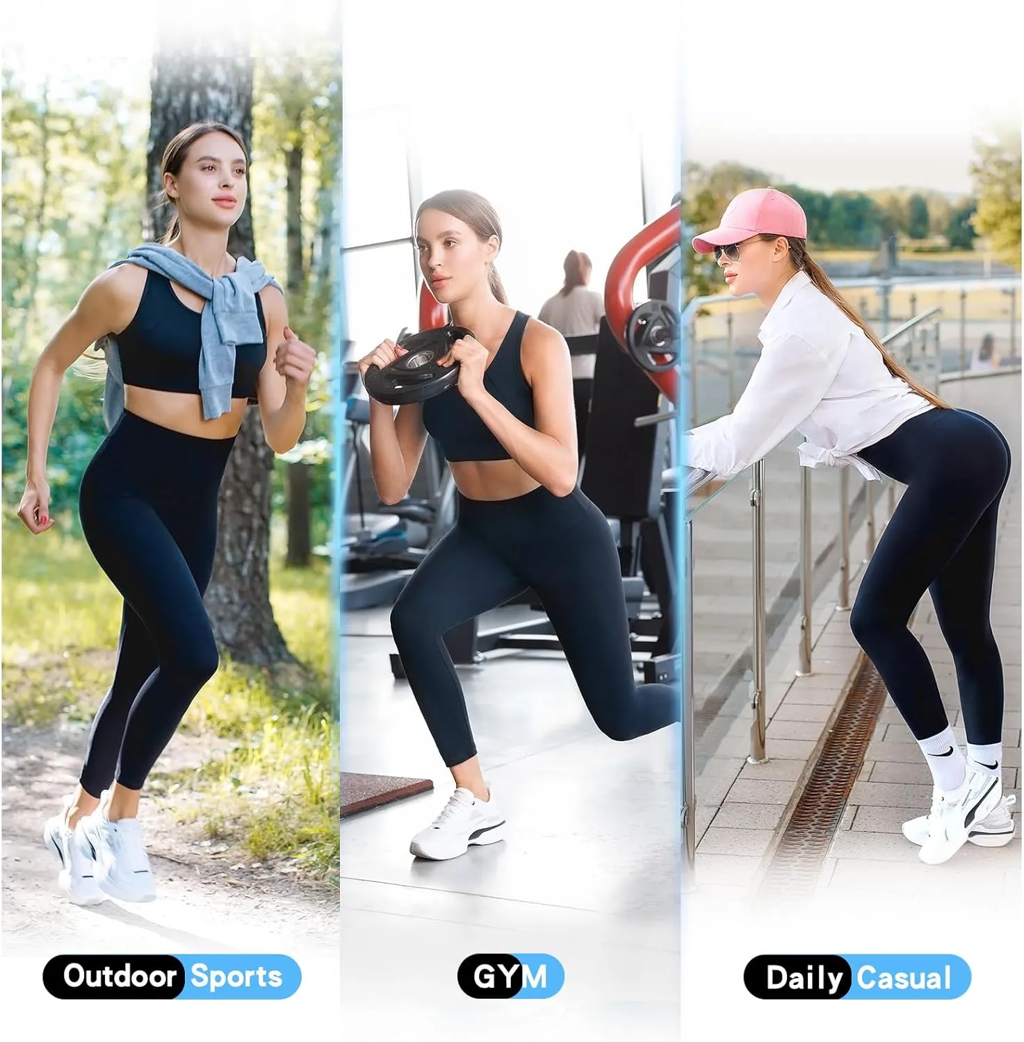 Hethrone Leggings for Women, Leggings High Waisted Soft Women's Leggings for Workout Yoga Gym