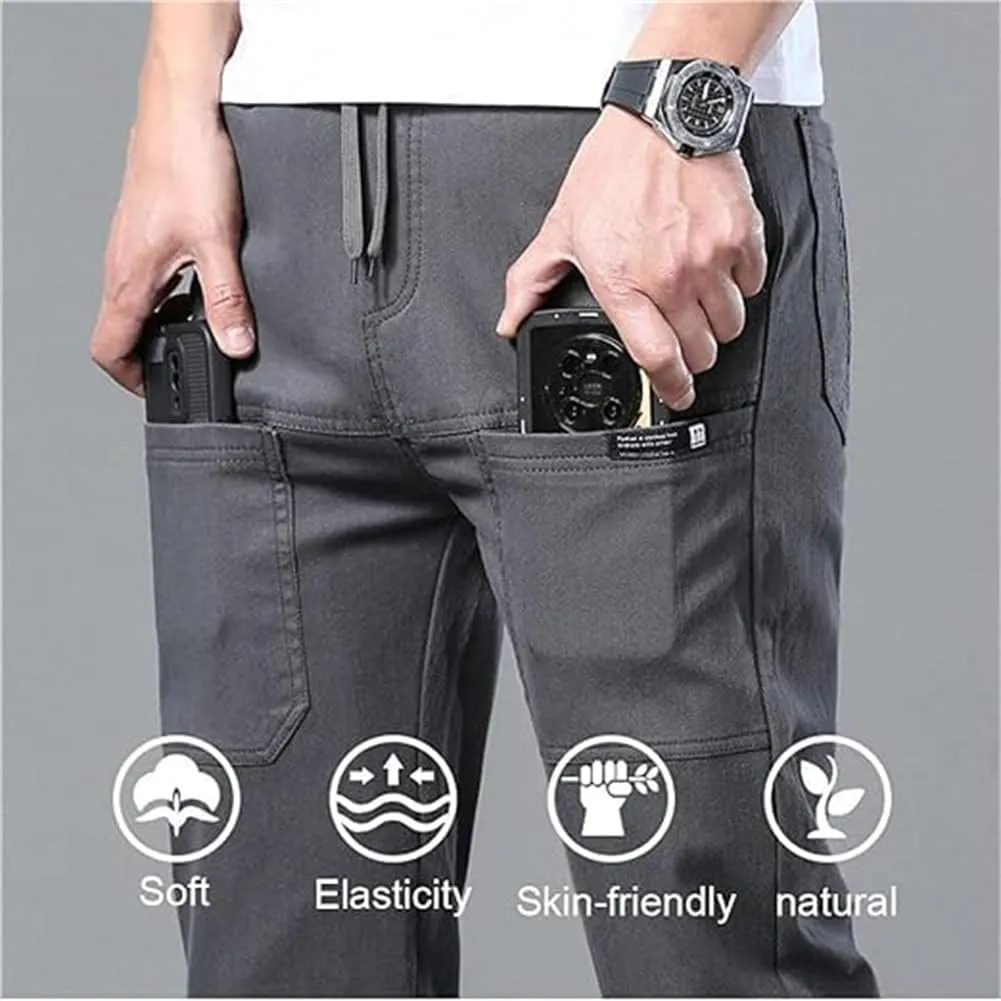 High Stretch Multi-Pocket Cargo Pants, High Stretch Multi-Pocket Durable Cargo Pants Mens Cargo Pants Relaxed Fit